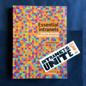 Essential intranets book by James Robertson - cover