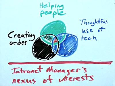 Intranet Manager's nexus of interests