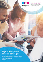 Digital workplace content strategy front cover