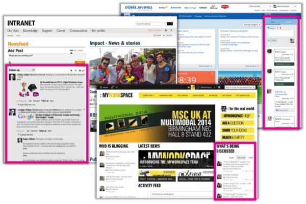 10 ways to bring social to intranet homepage