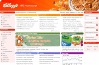 Kellogg's intranet branding