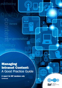 Managing Intranet Content Cover
