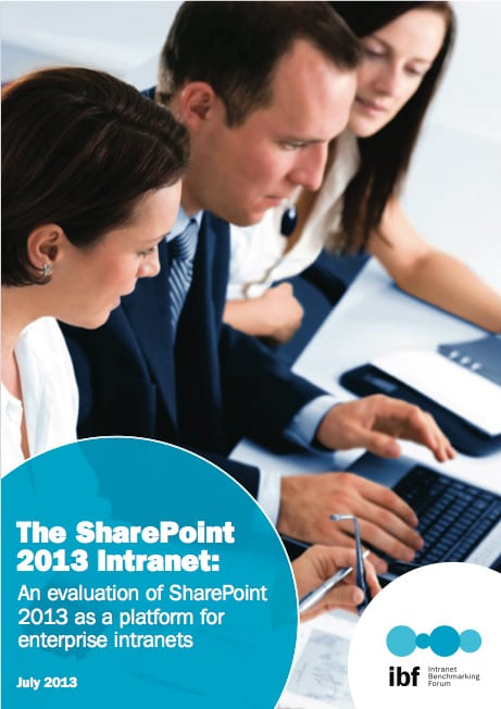 SharePoint 2013 report cover
