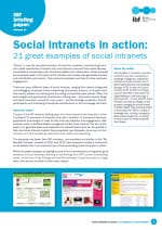 Social intranets in action cover