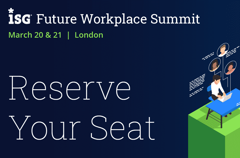 Media partnership ISG Future Workplace Summit Digital Workplace Group