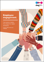  The image showcases diverse employees actively participating as a team, reflecting a culture of inclusivity and continuous professional development in the digital workplace.
