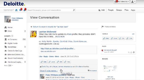 DelloiteSocial example
